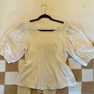 Urban outfitters puffy sleeve blouse